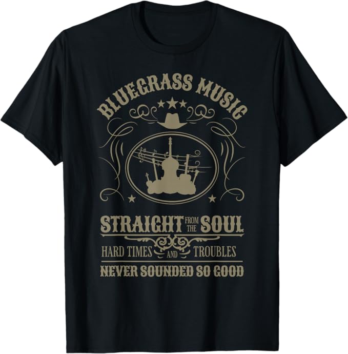 Bluegrass Music Straight from The Soul T-Shirt