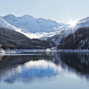 July Pass Reservoir Marmorera-Stausee