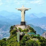 Brazil Rio Landscape Christ Redeemer Corcovado