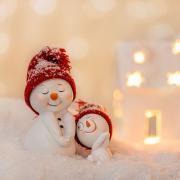 Snowmen Enjoying Christmas Day