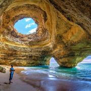 Portugal Algarve Benagil Selfie Grutas De Benagil