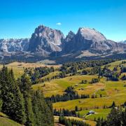 Mountains Alps Italy Nature South Tyrol Meadow