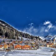 Colle-Di-Fuori France Town Village Winter Snow