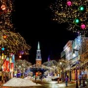 Christmas Lights Illuminate The Town