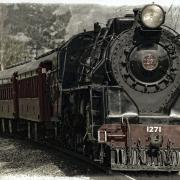 Locomotive Steam Locomotive Train Monument Railroad