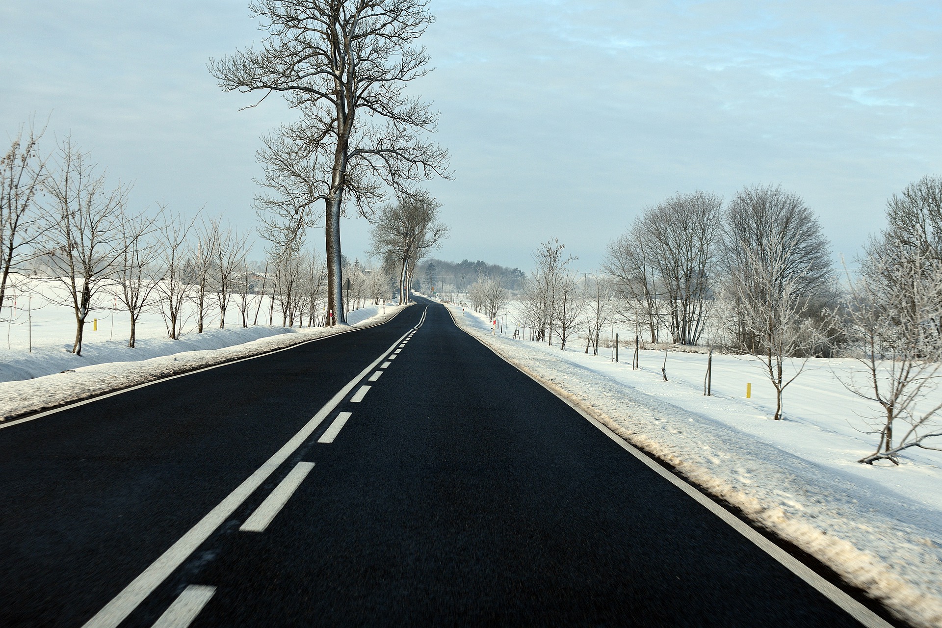 Путь снег. В пути зима. Winter way. Way in Snow.