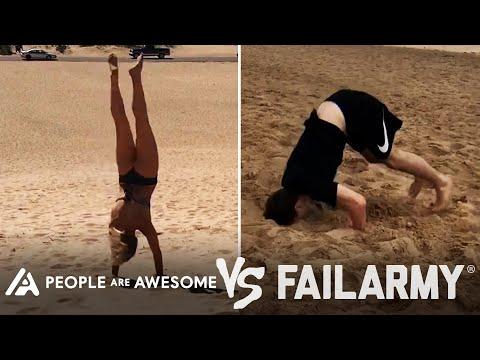 Beach Day Wins Vs. Fails & More! | People Are Awesome Vs. FailArmy #Video
