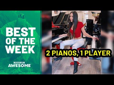 Best of the Week: 2 Pianos, 1 Player | People Are Awesome