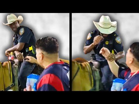He Tried to Pet a Police Officer. Your Daily Dose of Internet. #Video