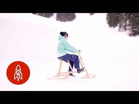 Ride a Wooden Bike Down the Swiss Alps