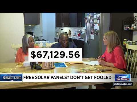 Free solar panels? Don't get fooled #Video