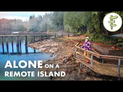 Woman Living Off-Grid on a Remote Island – 2 Years in a Small Cabin #Video