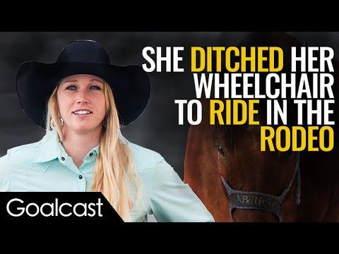 From A Wheelchair To Ride in The Biggest Rodeo Video | Amberley Snyder Inspirational Speech | Goalca