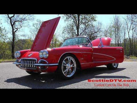 1959 Corvette Pro-Touring Masterpiece by Steve Holcomb Pro Auto Custom Interiors! #Video