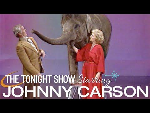 Betty White’s Elephant Loves Johnny | Carson Tonight Show #Video