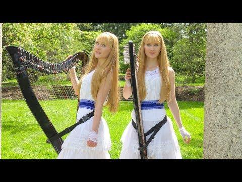 FAIRY TAIL (Main Theme) - Harp Twins, Camille and Kennerly