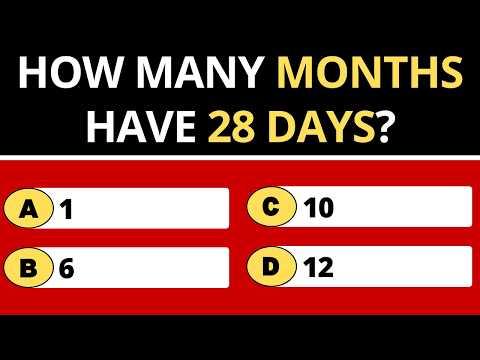 Are You A Genius? Only 1% Can Score 50/50 on this 50-Question General Knowledge Trivia #Video