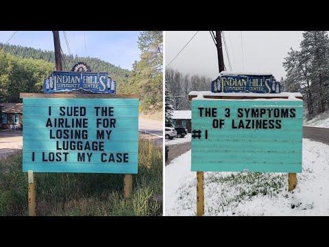 More of The Funniest Signs In Colorado #Video