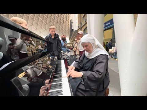 Nun Disrupts Boogie Woogie To Play Angelic Piano #Video