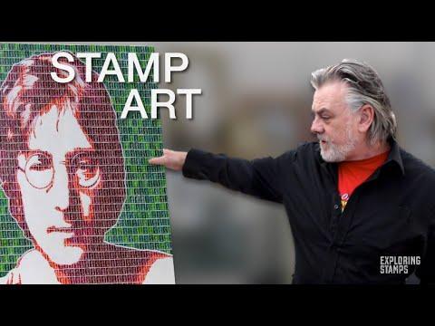 Stamp Art: Contemporary Artists Working With Postage Stamps #Video