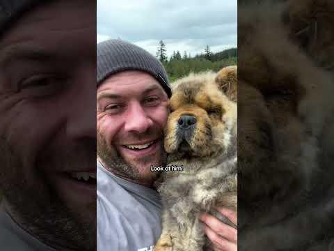 Blind Forever Puppy Melts In His New Dad’s Arms