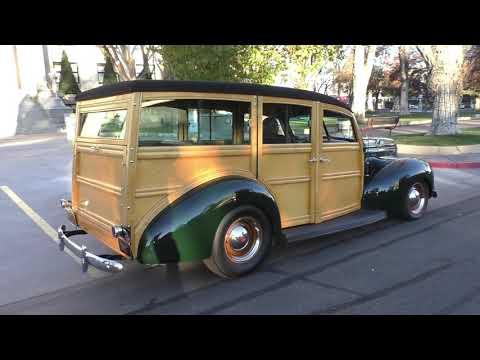 1939 Ford Woody Wagon 350 LT-1 TH350 Ford 9 Resto-Rod 1940 Trim #Video