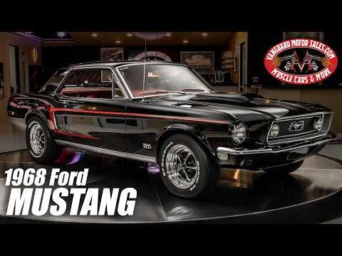 1968 Ford Mustang Coupe GT R-Code 428CJ  #Video