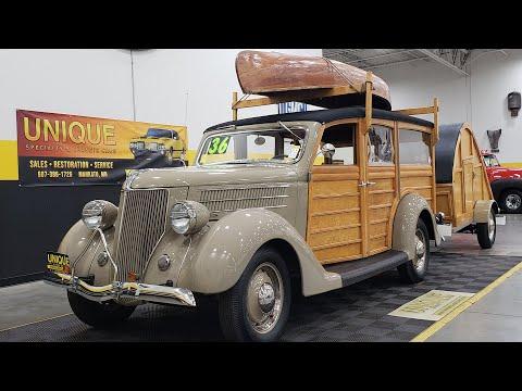 1936 Ford Woody Wagon & Trailer #Video