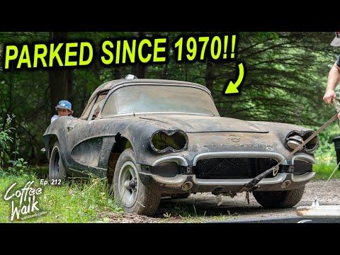 RESCUED: 1962 Corvette!! Parked right here in 1970!! #Video