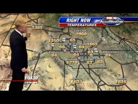 Weather Map Goes Crazy Live On The Air