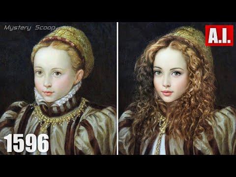 Portrait Of A Young Girl, c.1596 | Brought To Life Using AI Technology #video