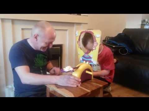 Hilarious! Jayden And His Grandpa Play Pie In The Face
