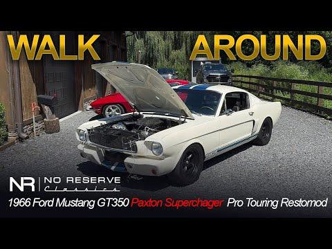 Walk around our brand new 1965 Mustang GT350 with a Paxton Supercharger