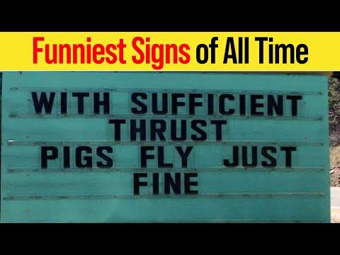 Signs That Prove Humor Can Be Found Anywhere and Everywhere #video
