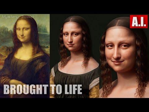 Mona Lisa, c.1506, Brought To Life (AI) #shorts