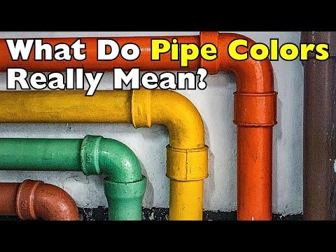 Why Are Pipes Painted Different Colors? #Video