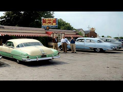 Pennsylvania 1950s in color, Doylestown, Levittown [60fps, Remastered] Sound Design #Video