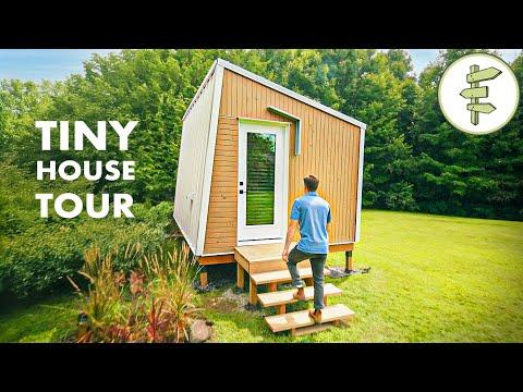 EXTRA SMALL Tiny House Built by Young Firefighter – FULL TOUR #Video