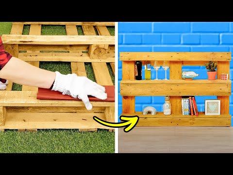 Revamp Your Home with Pallets: Amazing Ideas You Need to Try #Video