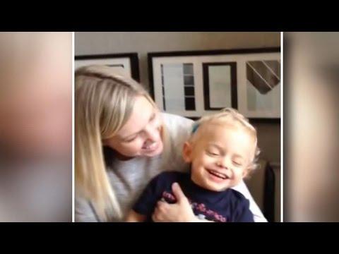 2 Yr Old Hears Mother's Voice For The Fist Time