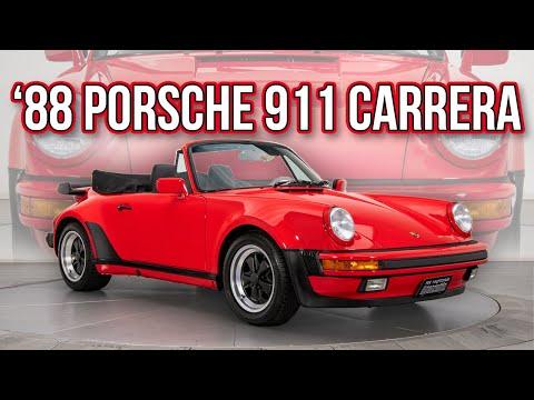 Turbo-Look 1988 Porsche 911 Carrera 3.2L 5-speed w/only 30k miles #video