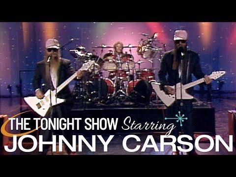 ZZ Top Make Their First Appearance on Live Television | Carson Tonight Show #Video