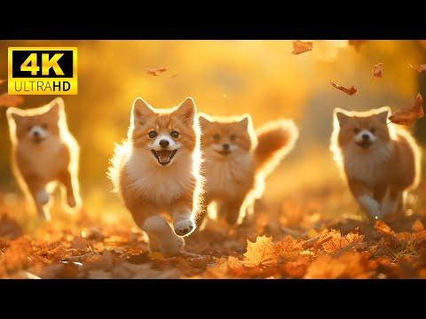 Baby Animals 4K (60FPS) - Verses Of Cuteness From The World Of Young Animals With Relaxing Music #Vi