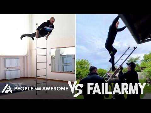 Wins & ﻿Fails On A Ladder | People Are Awesome Vs. FailArmy #Video
