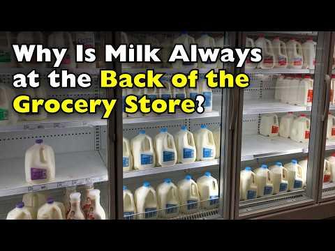 The Real Reason Grocery Stores Put Essentials in the Back #Video