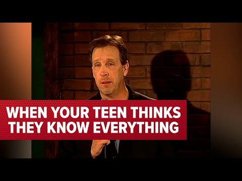 When Your Teen Thinks They Know Everything #Video | Comedian Jeff Allen