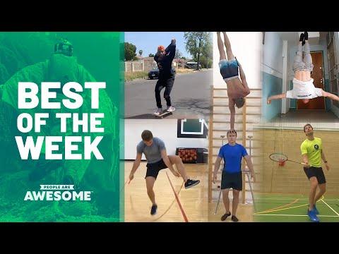 Jump Rope Workout, Badminton & Handstands | Best of the Week