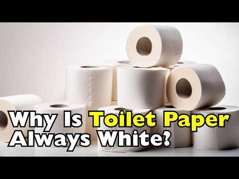 Why Is Most Toilet Paper White? The Surprising Reason Explained #Video