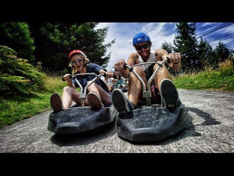 High Speed Luge In 4k!