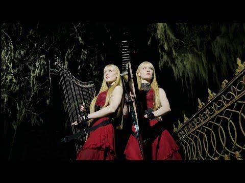 Deadly Black Night (Gothic Celtic) Harp Twins #Video